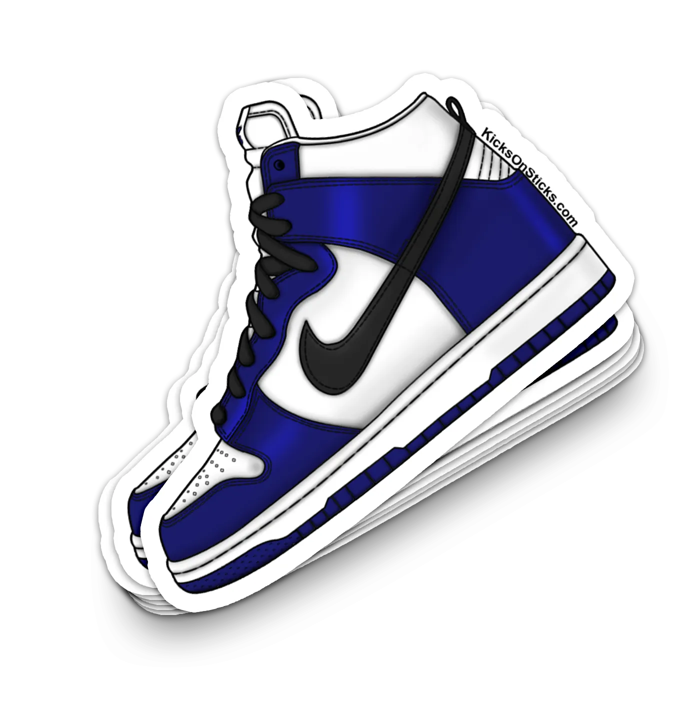 Dunk High "Royal White" Sneaker Sticker