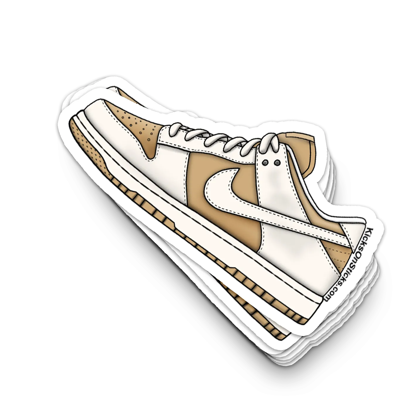 Dunk Low "Nature Beige Sail" Sneaker Sticker