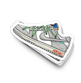 Dunk Low "Off-White Lot 26" Sneaker Sticker