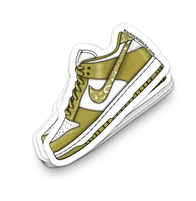 Dunk Low "Paisley Barley" Sneaker Sticker