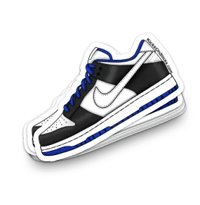 Dunk Low "Panda Royal" Sneaker Sticker