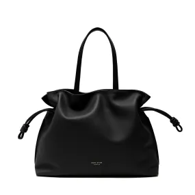 Emma  Large Leather Tote Bag, Black