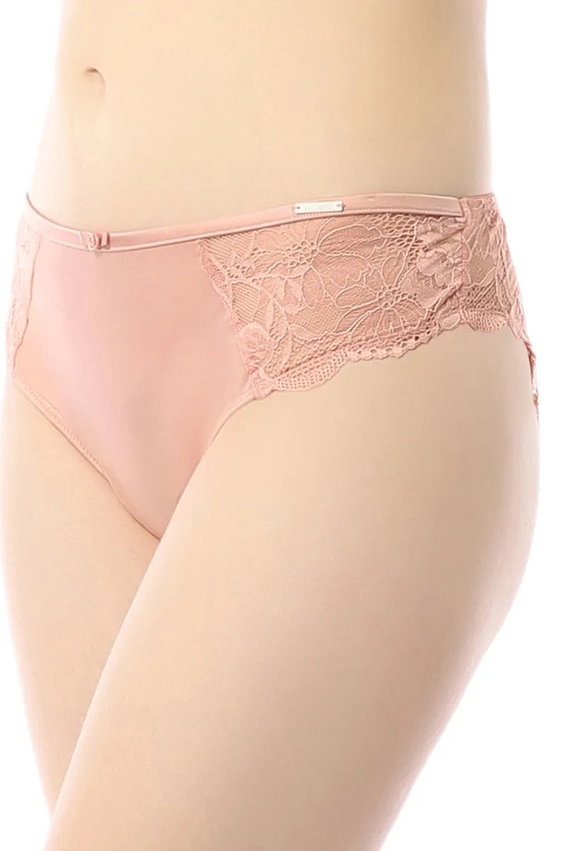 Eternal Bliss Brazilian Panty - Mellow Rose