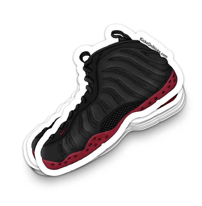 Foamposite "Cough Drop" Sneaker Sticker