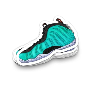 Foamposite "Gone Fishing" Sneaker Sticker