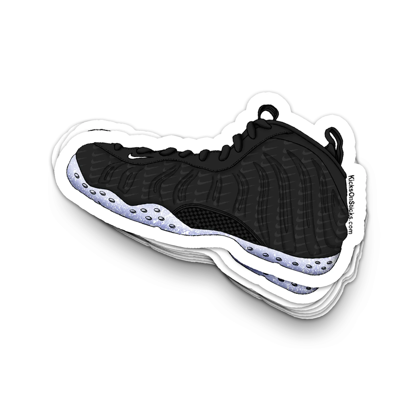 Foamposite "Swoosh" Sneaker Sticker