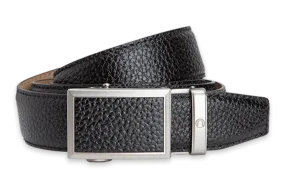 Go-In Pebble Grain Pitch Black, 1 3/8 Strap, Golf Belt