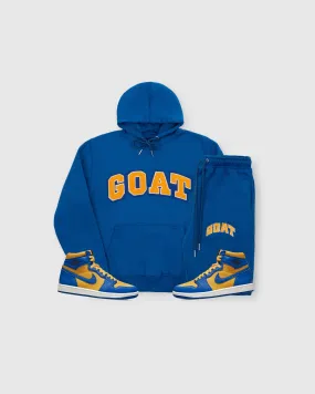 GOAT Arch Logo Chenille Sweatsuit (Laney Blue)