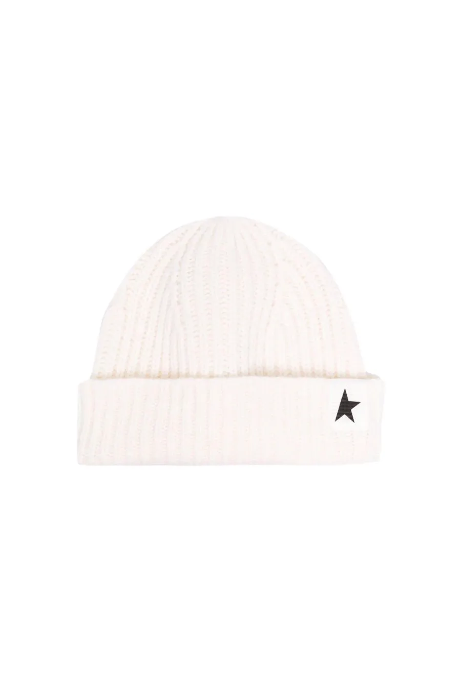 Golden Goose Damian Star Beanie - Off White