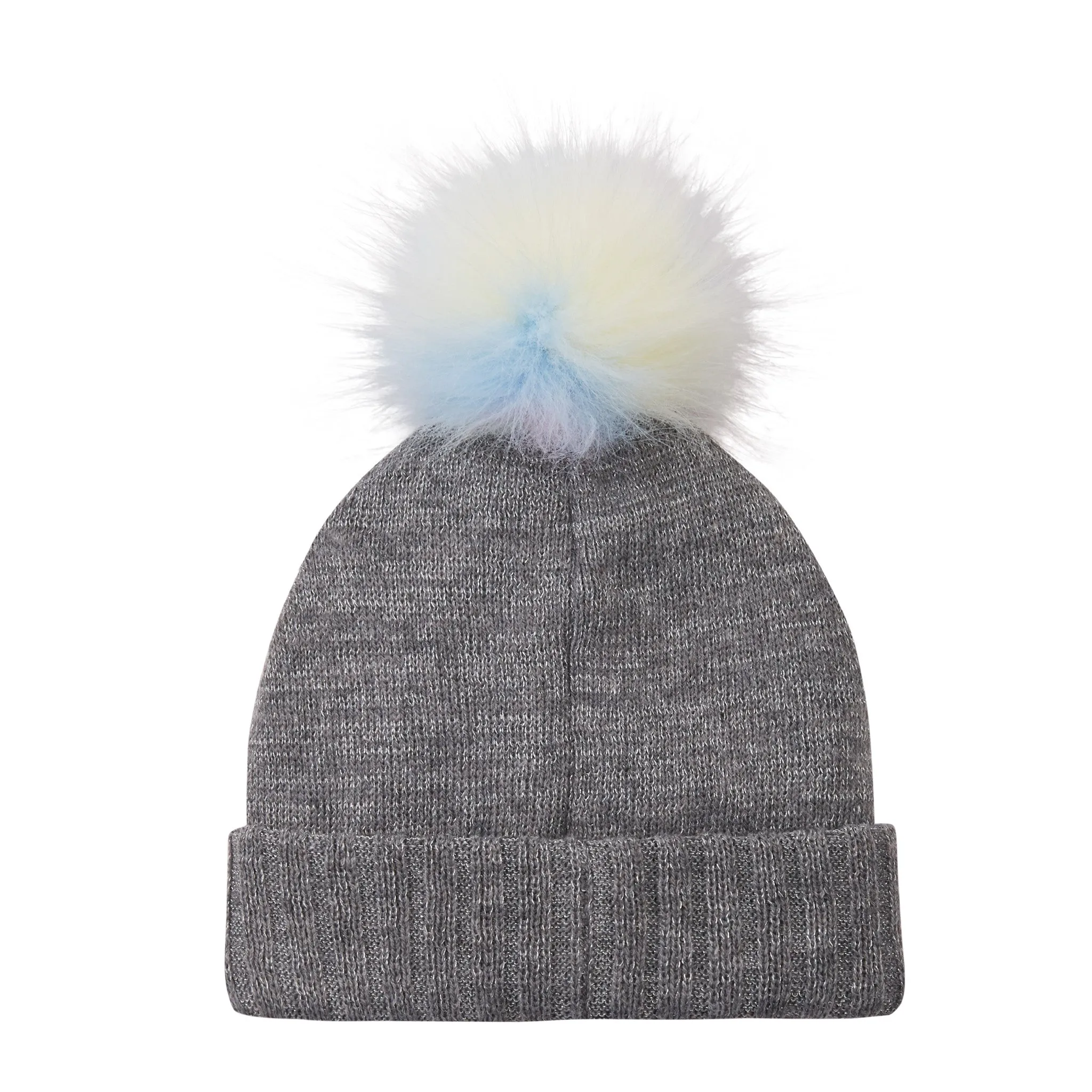 Grey Rainbow Winter Hat & Glove Set