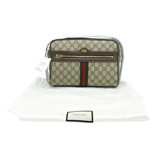 Gucci Messenger Ophidia Brown Gg Supreme Canvas Shoulder Bag