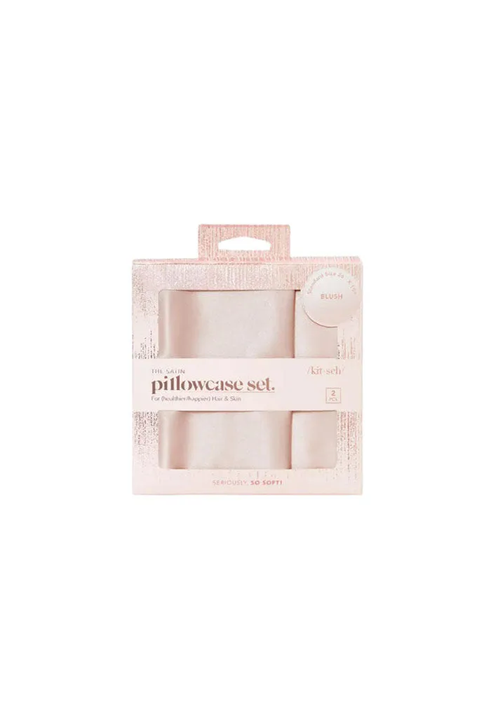 Holiday Satin Pillowcase 2 PK-Blush