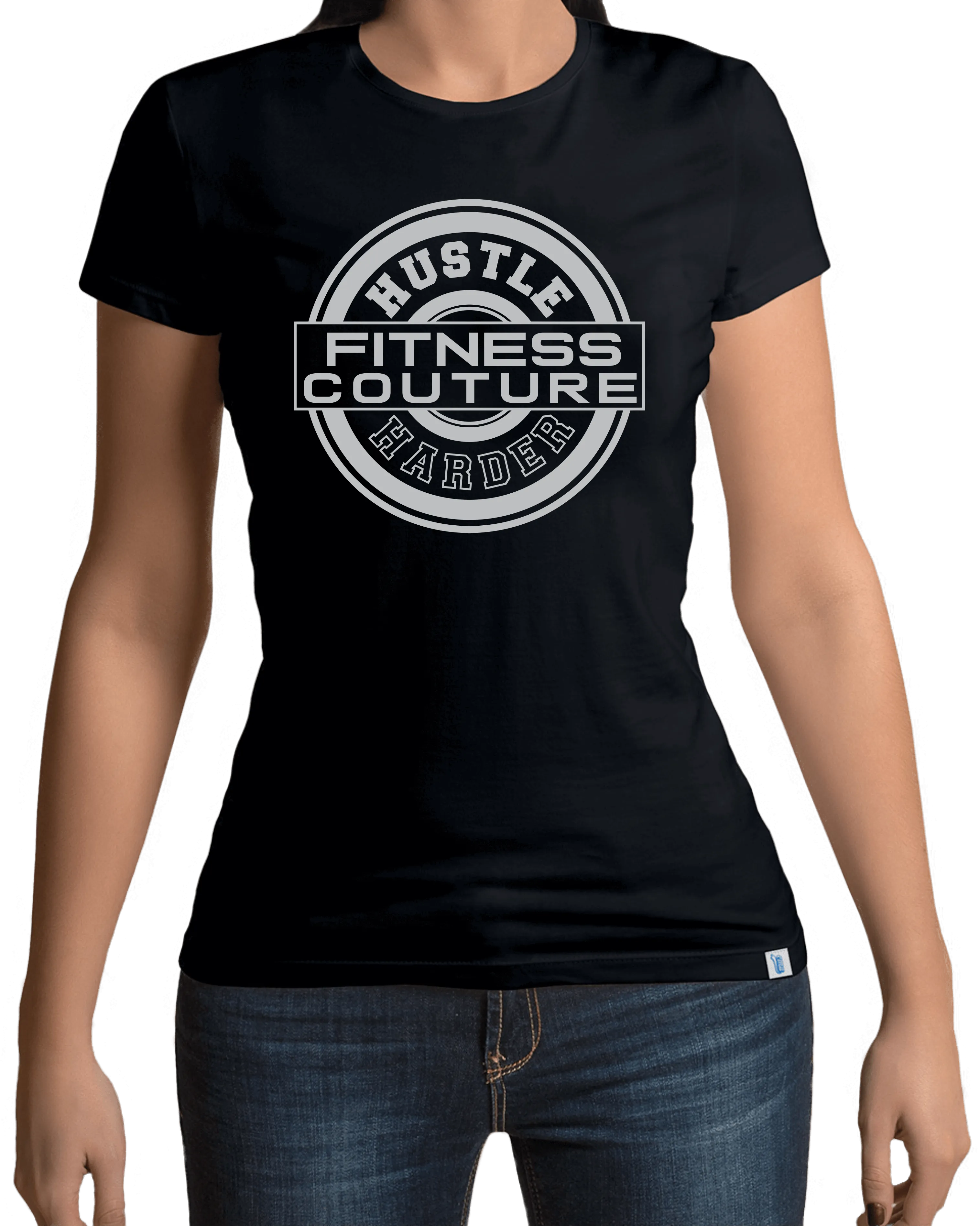 Hustle Harder - Fitness Couture Everyday Gym, Training Tee