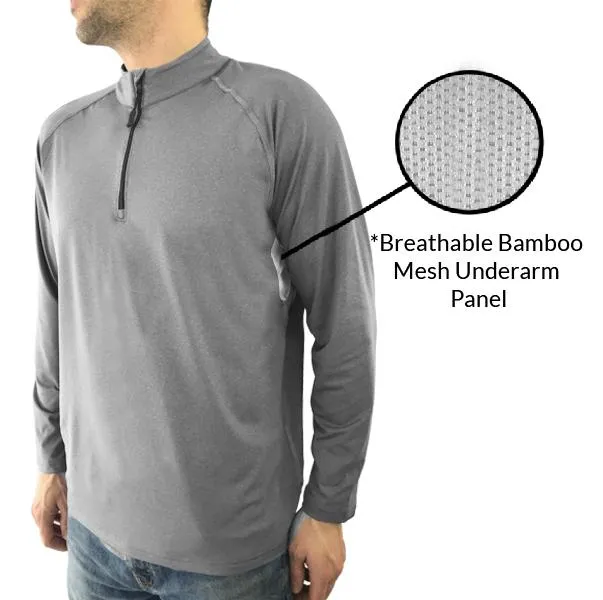 HYPRTECH™ BAMBOO 1/4 Zip LS