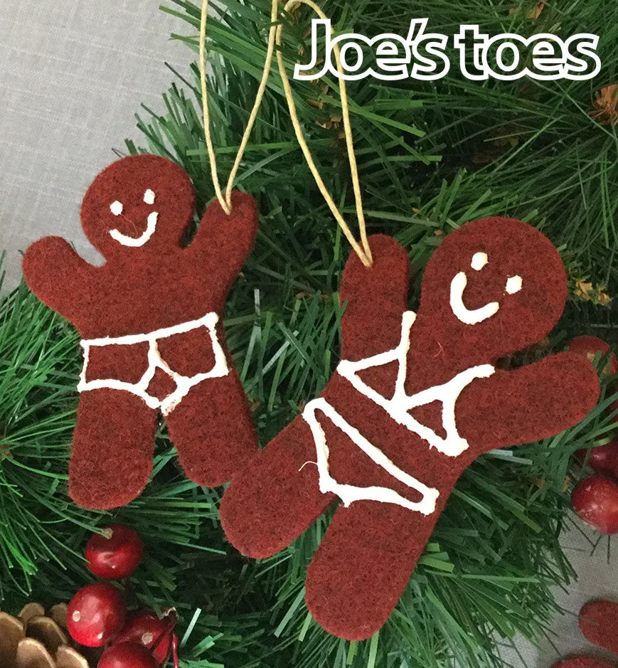 Joe's Toes Felt Gingerbread Folk