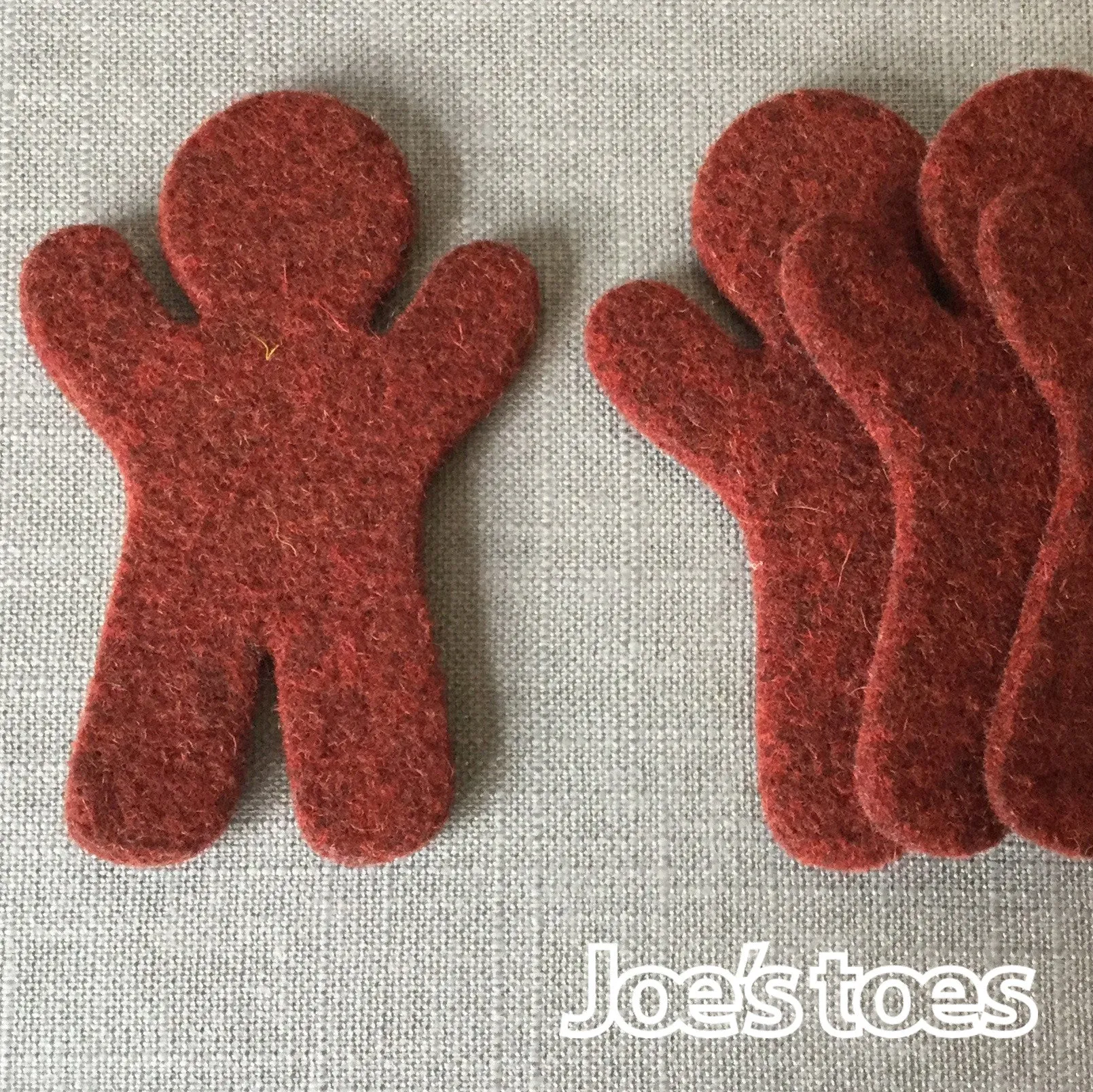 Joe's Toes Felt Gingerbread Folk