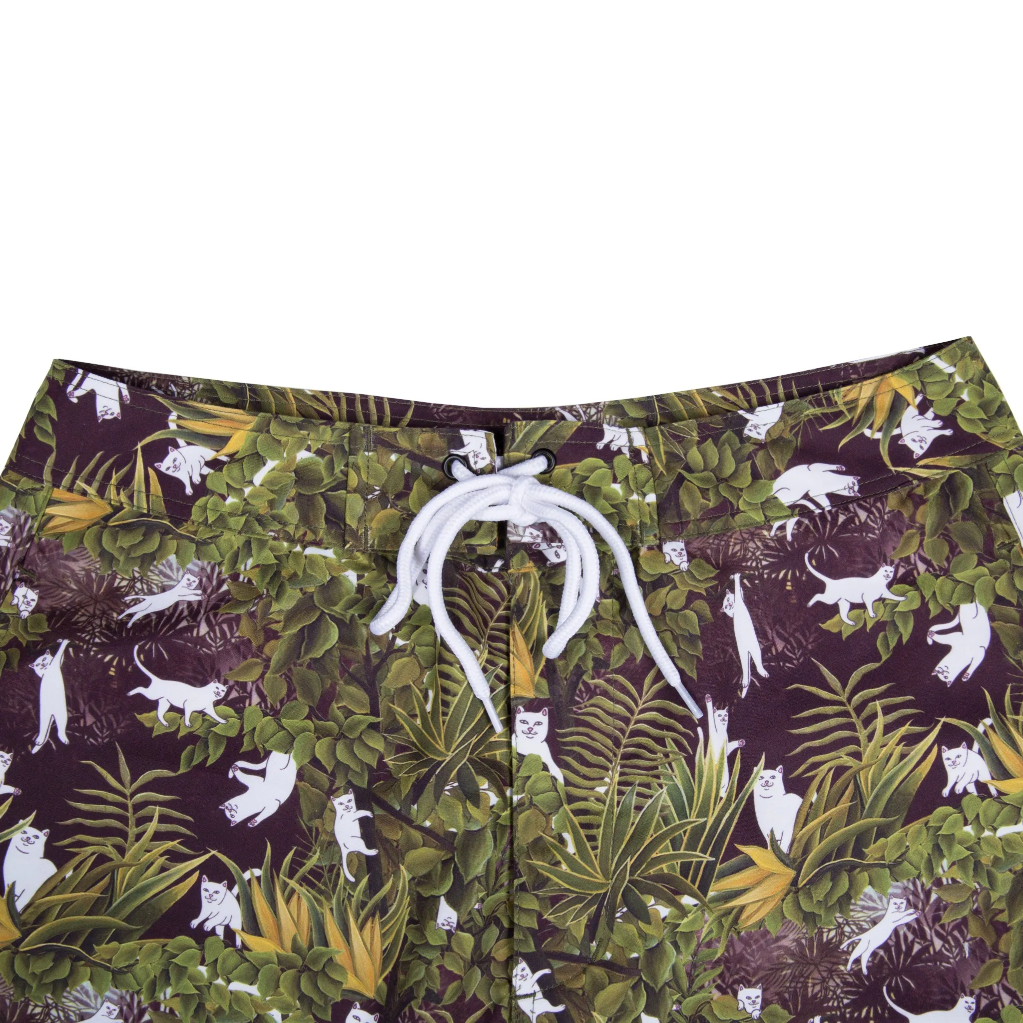 Jungle Nerm Swim Shorts (Black)