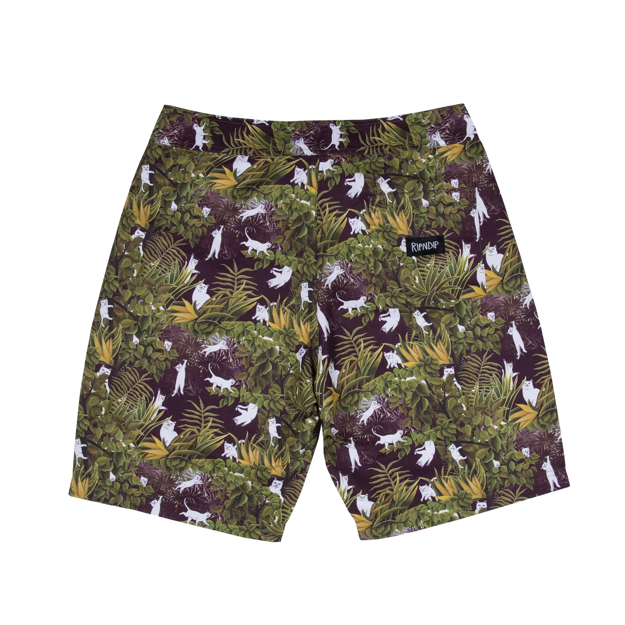 Jungle Nerm Swim Shorts (Black)