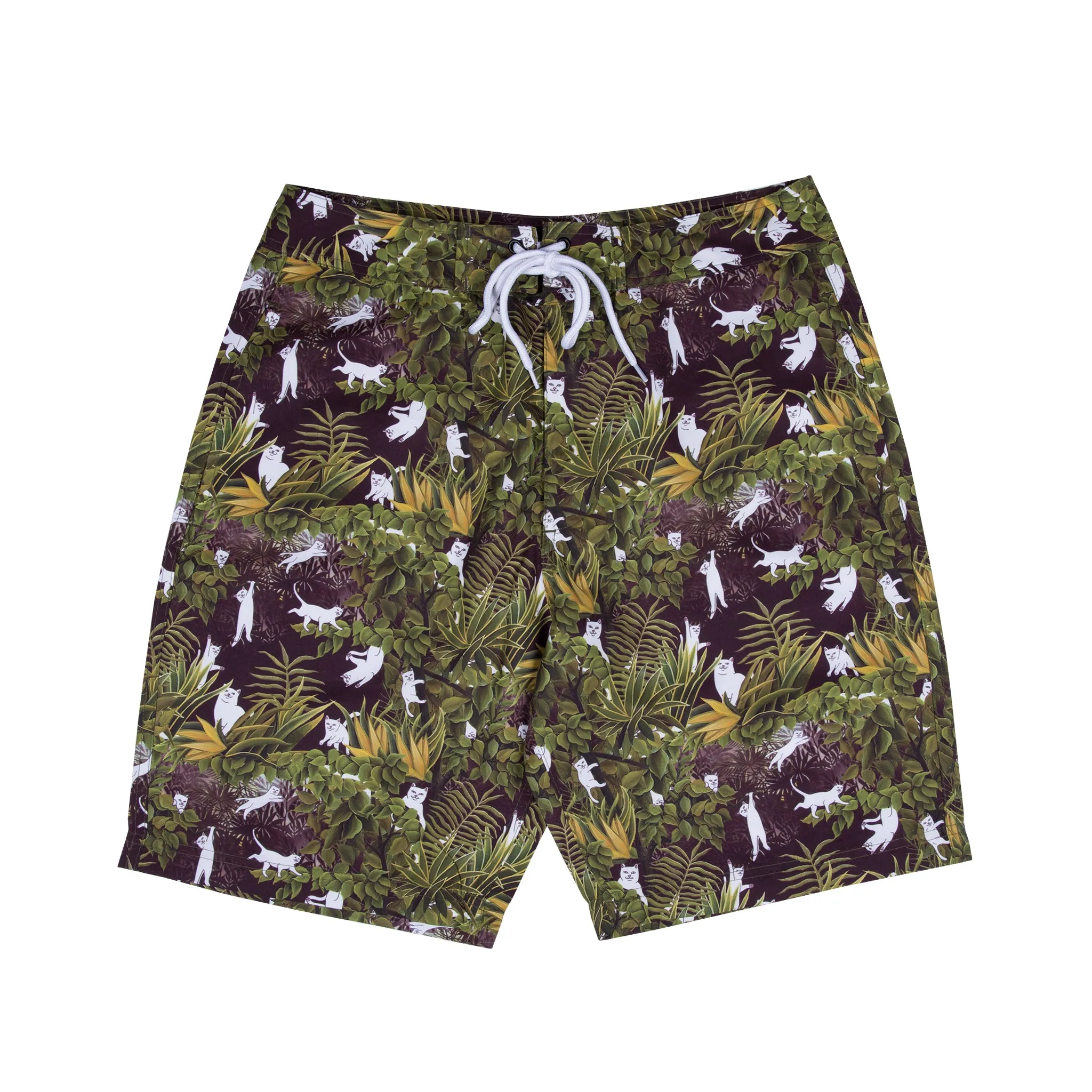 Jungle Nerm Swim Shorts (Black)