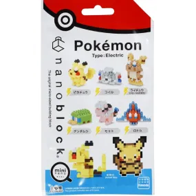 Kawada Pokemon Nanoblock Type Electric Set 1