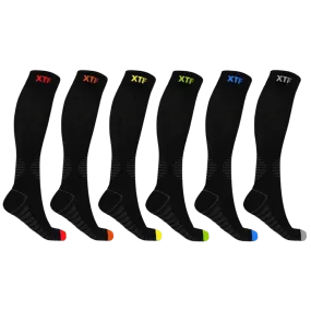 Knee-high Compression Socks (6-Pairs)