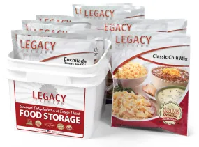 Legacy Gluten Free Entrée Bucket - 32 Servings