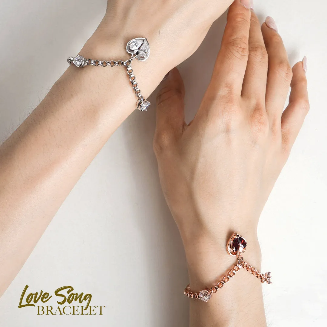 Love Song Bracelet [Black gems]