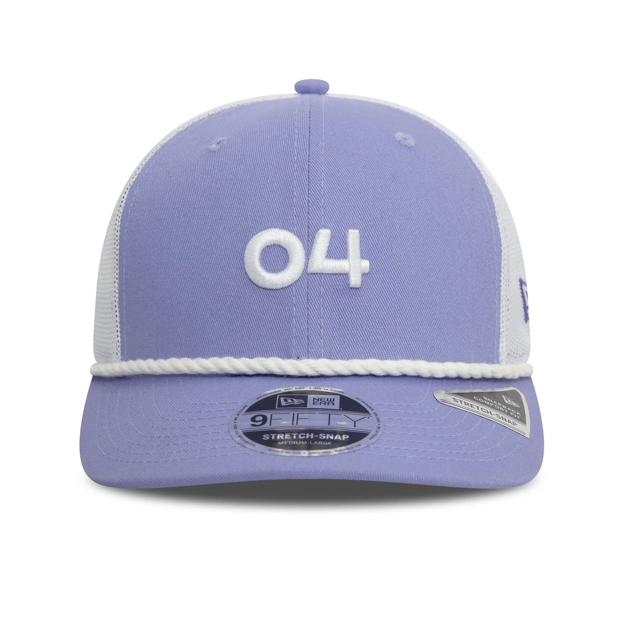 McLaren Racing F1 New Era 950 Lando Norris Rope Hat - Purple/Beige