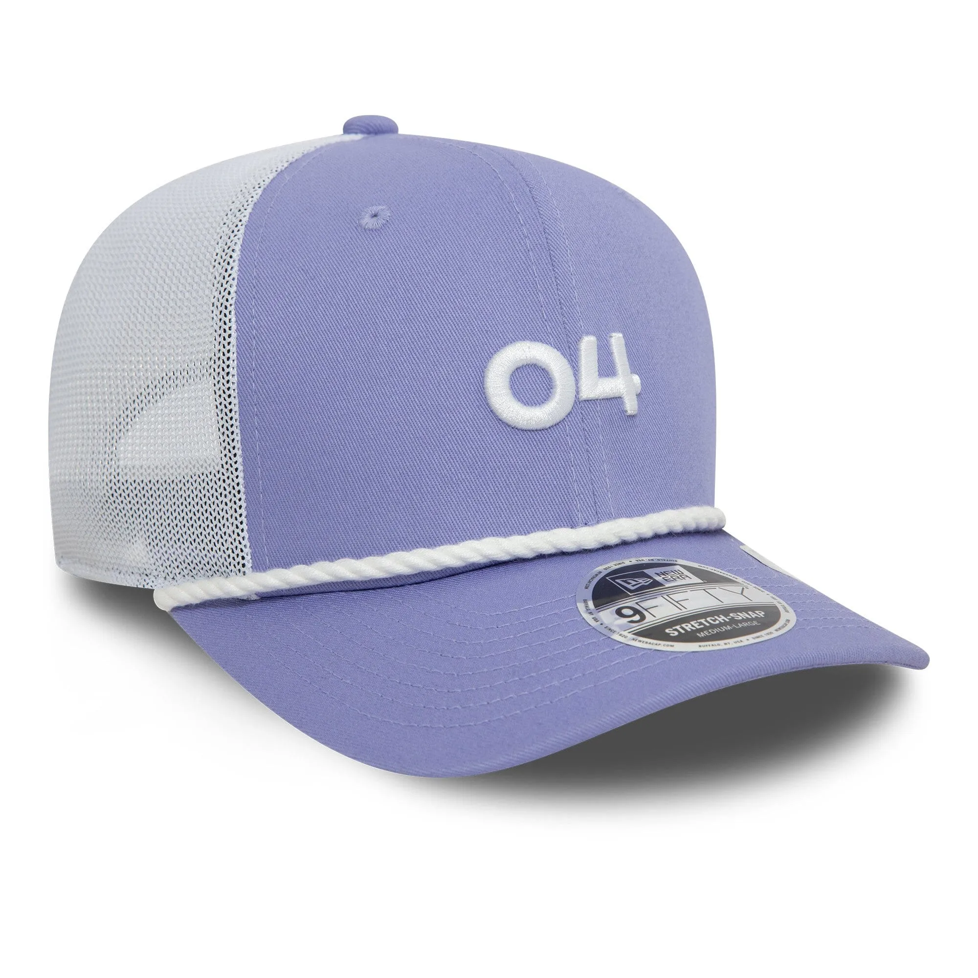 McLaren Racing F1 New Era 950 Lando Norris Rope Hat - Purple/Beige