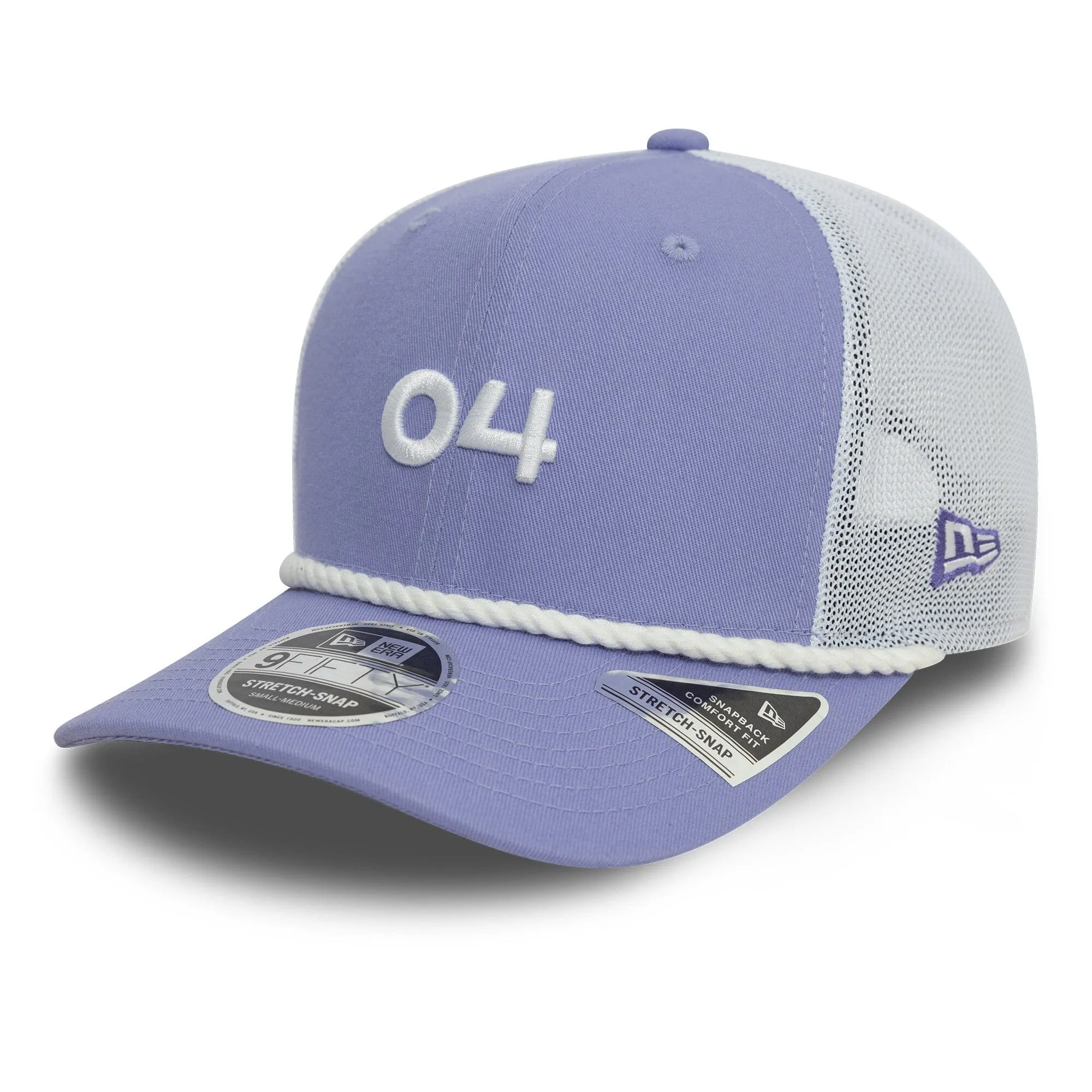 McLaren Racing F1 New Era 950 Lando Norris Rope Hat - Purple/Beige