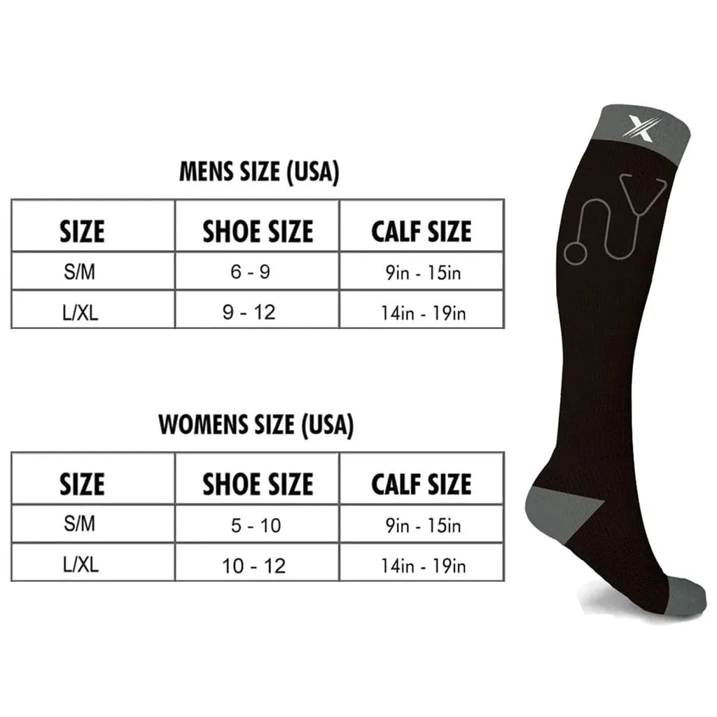 Medical Prints Compression Socks (6-Pairs)