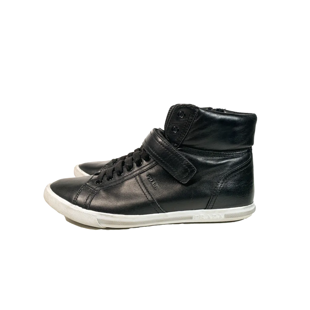 Men’s Prada Black High-Top Sneakers 40.5