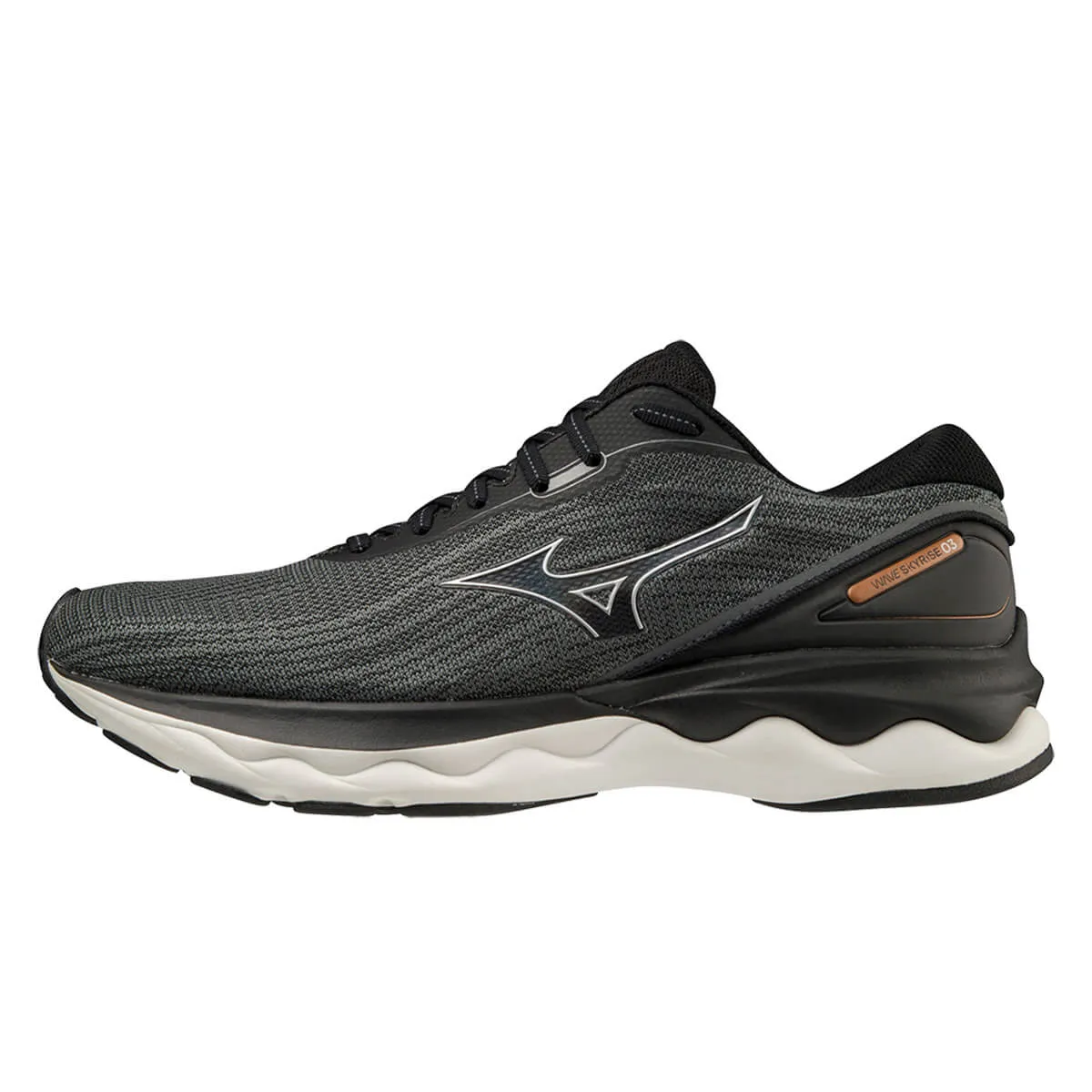 Mizuno Wave Skyrise 3 Mens | Blk/silver/orangecopper