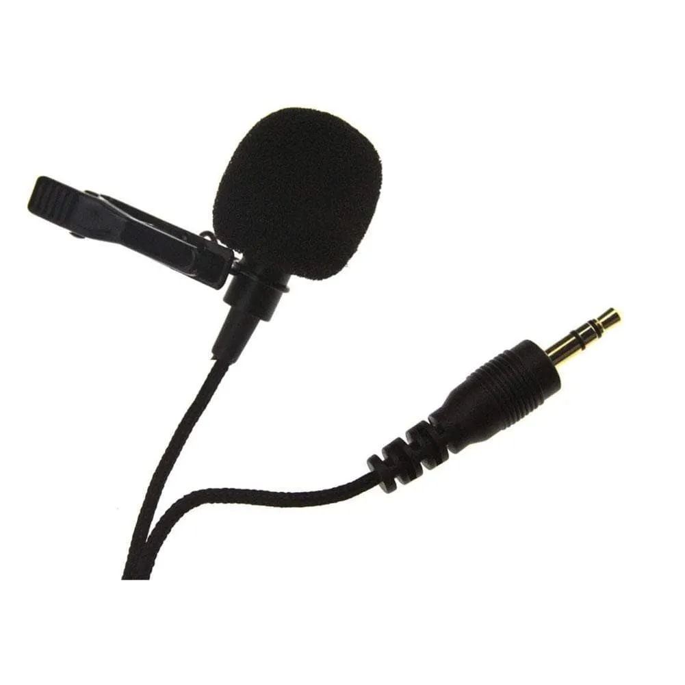 Omnidirectional 3.5mm TRS Lavalier Mini Lapel Microphone