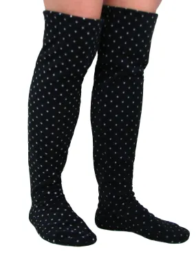 Over The Knee Fleece Socks - Domino