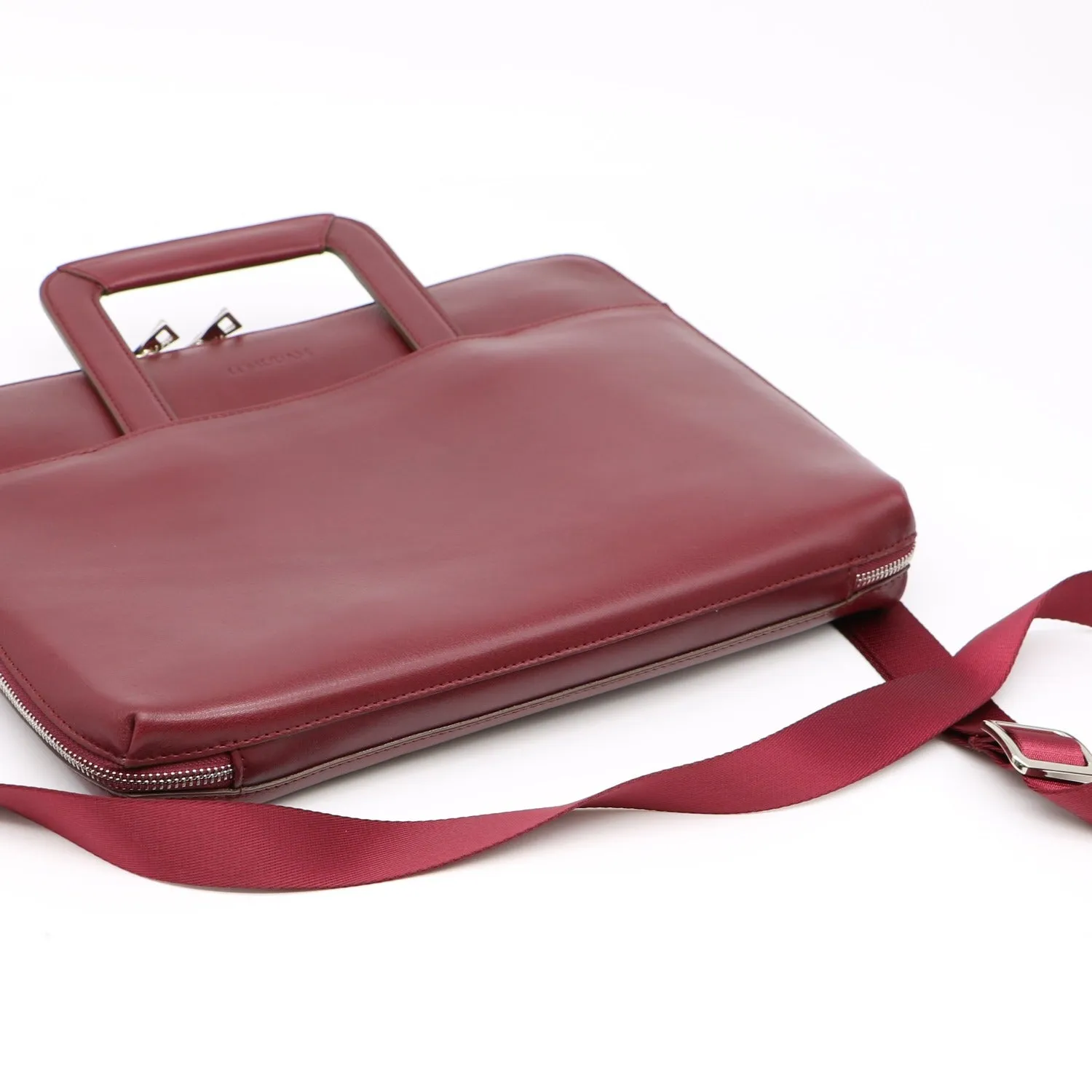 Ozzell Premium Soft Leather Laptop File Bag