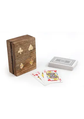 Playing Cards With Wooden Box