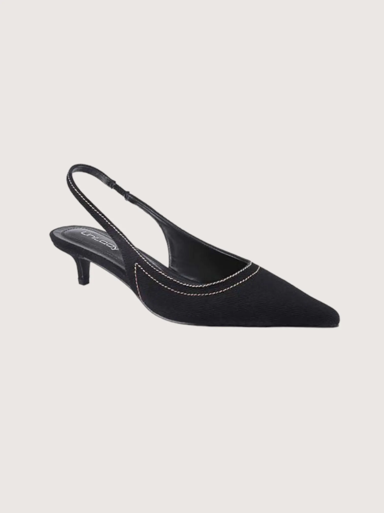 Pointed Toe Slingback Heel