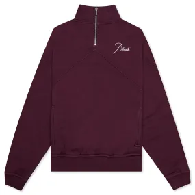 Quarter Zip - Bordeux