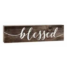 "Blessed" Block Decor- 1.5x6