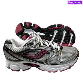 Saucony •Cohesion 5• Running Shoe • Silver/Black/Pink • 8 Wide - Preowned