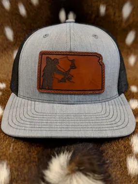 State of Kansas Bowfisherman PATCH Hat