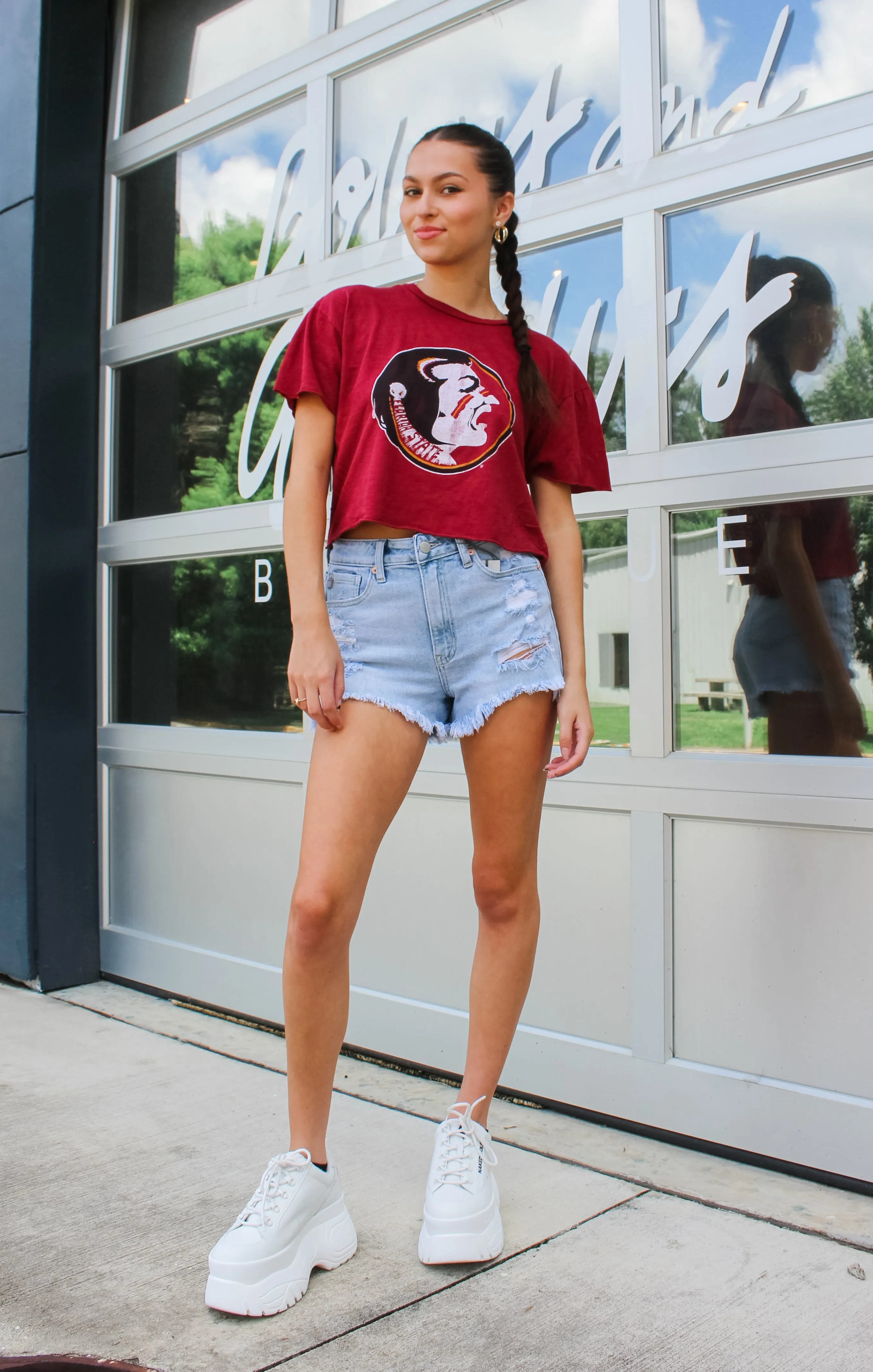 The Erin Classic Seminoles Cropped Tee