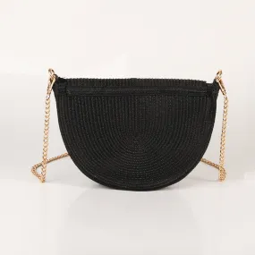 The Raffy Bag - Half Moon - Black