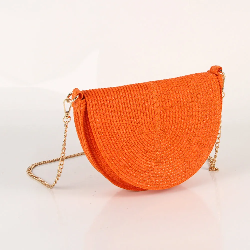 The Raffy Bag - Half Moon - Orange