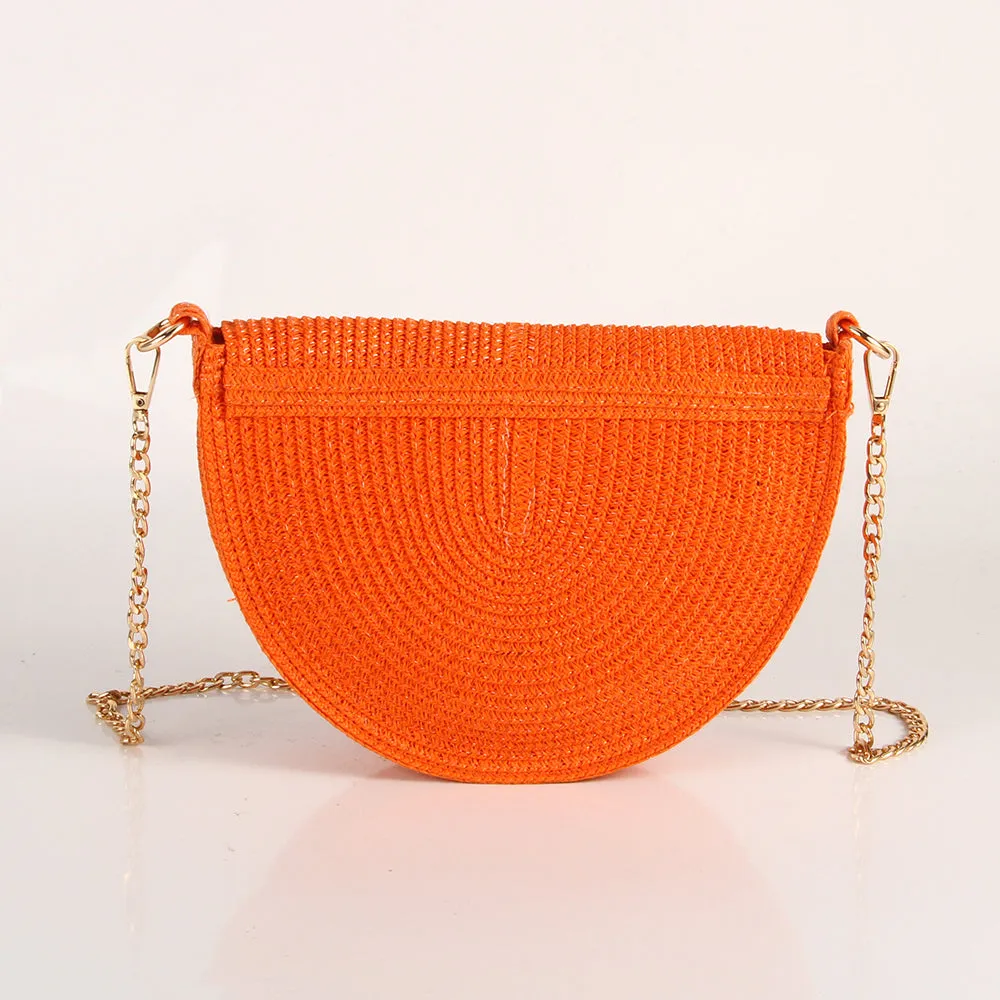 The Raffy Bag - Half Moon - Orange