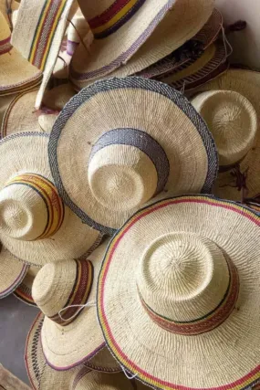 Weaved Sun Hat - Bolga straw hat