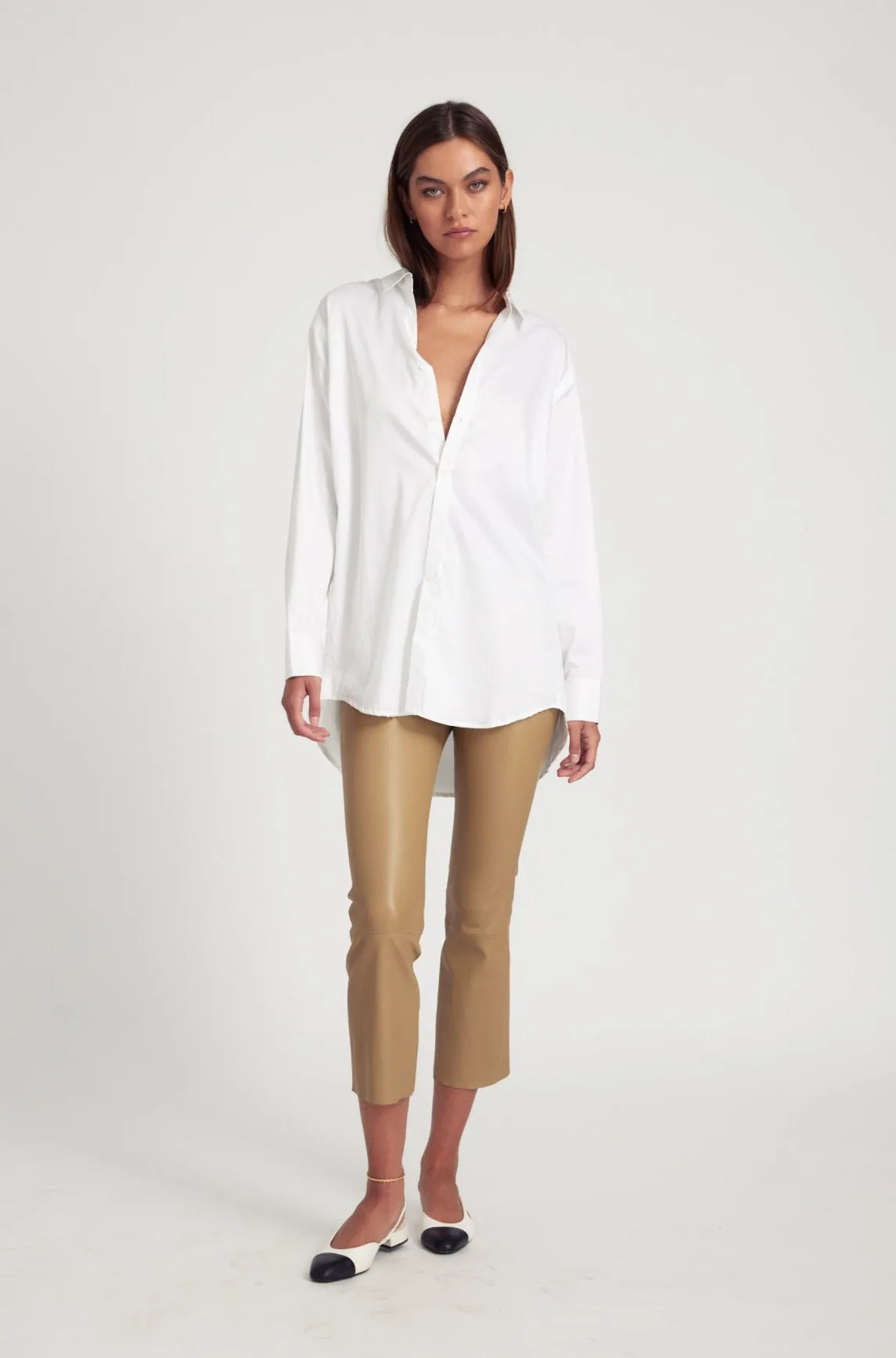 White Classic Poplin Shirt