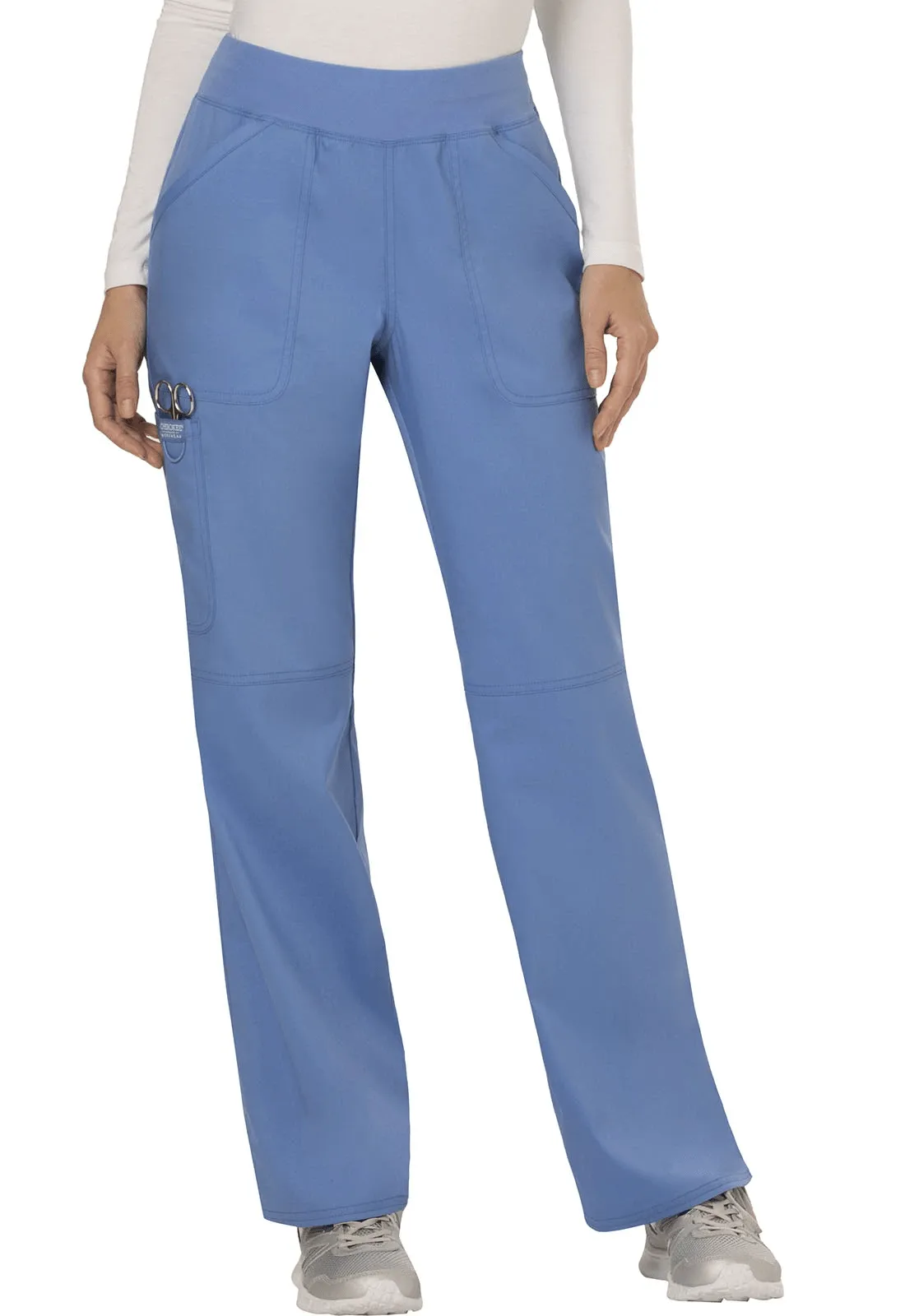 WW Revolution Mid Rise Straight Leg Pull-on Scrub Pant WW110