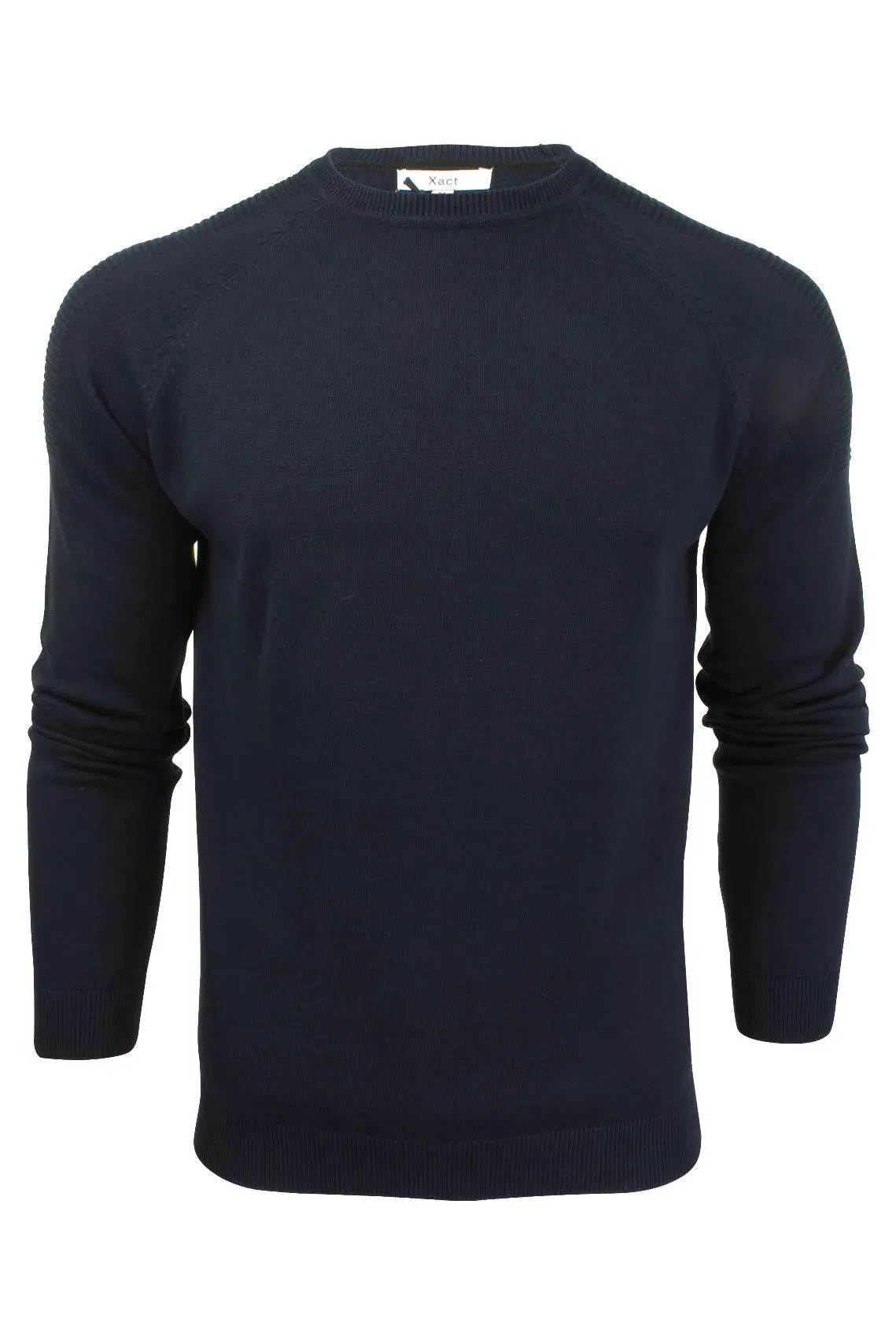 Xact Men's Cotton Raglan Crew Neck Jumper